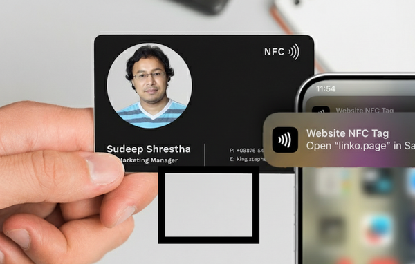 Make your own NFC Contact Card — Digital Business Card.