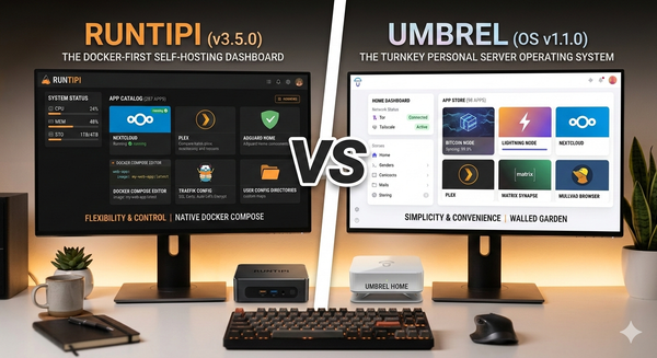 Runtipi vs Umbrel: Choosing the Right Self-Hosting Platform for Your Homelab